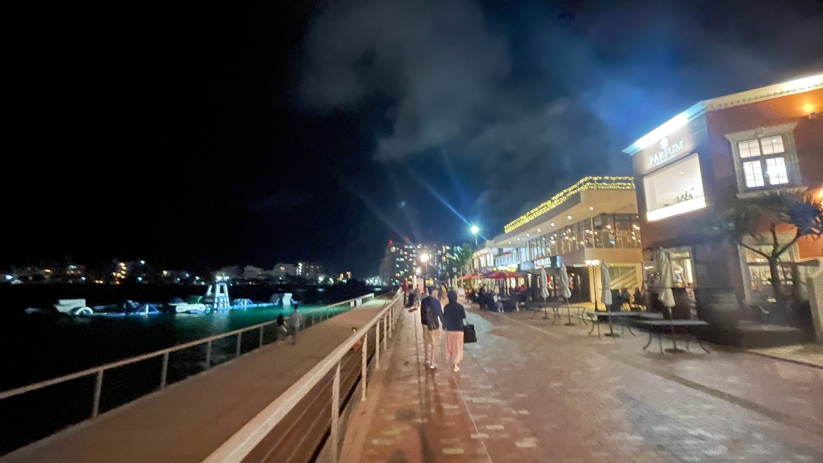 沖繩美國村夕陽煙火 北谷海邊夜景 3-3