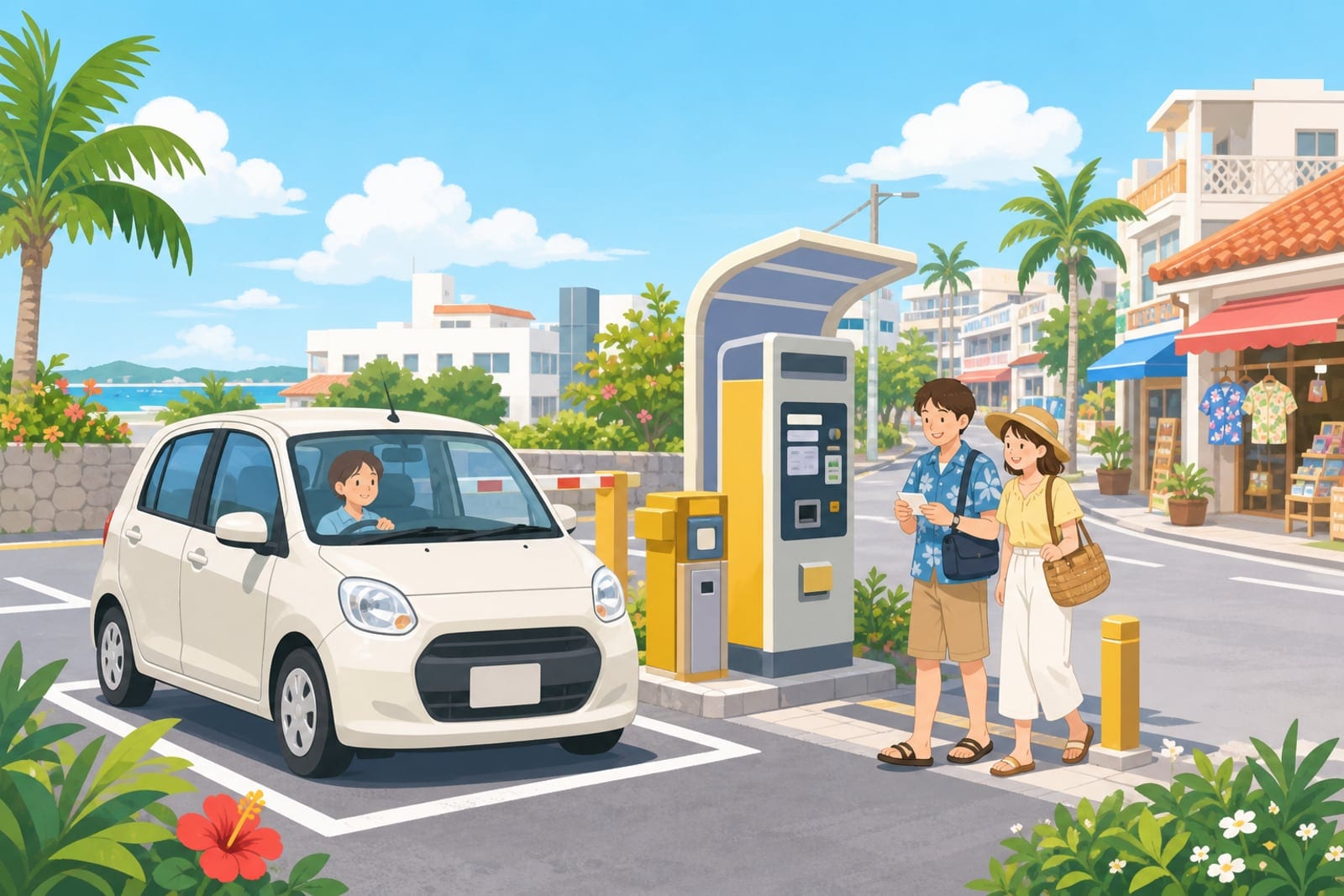 沖繩租車停車注意事項 4