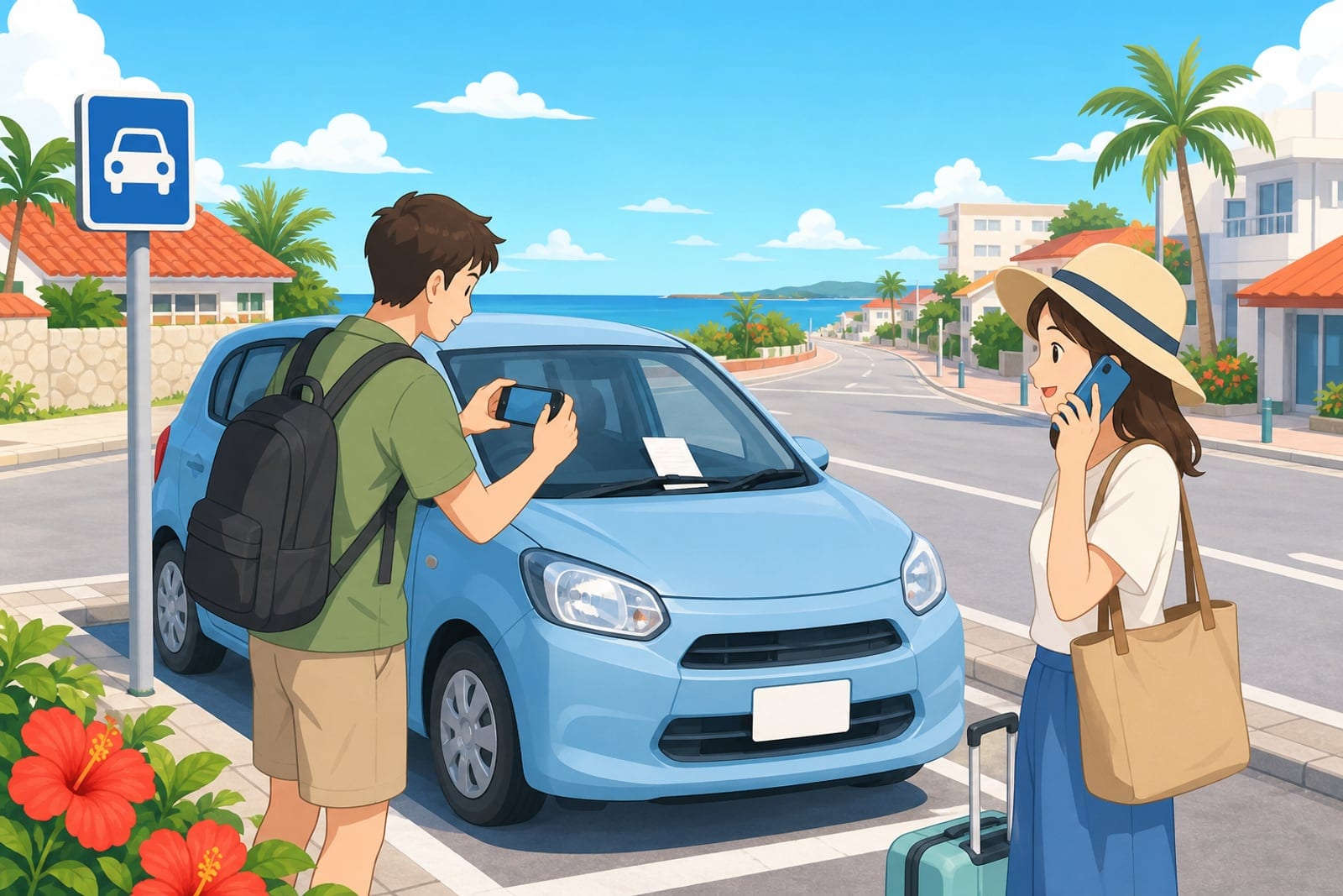沖繩租車停車注意事項 7